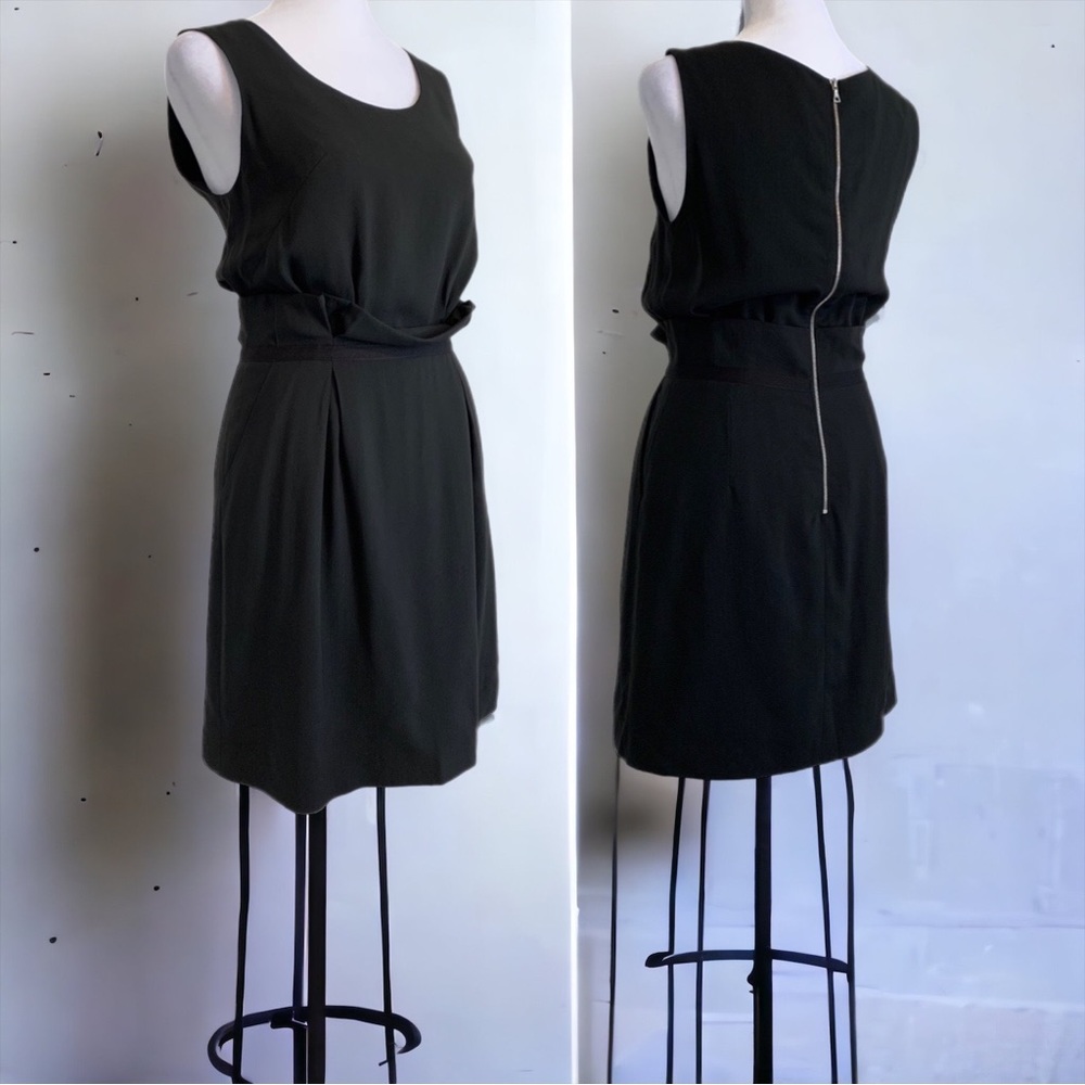 Jenni Kayne | NWOT💎RARE FIND💎Paperbag Pleat Waist Mini Dress + Pockets Black 2 - Picture 15 of 15